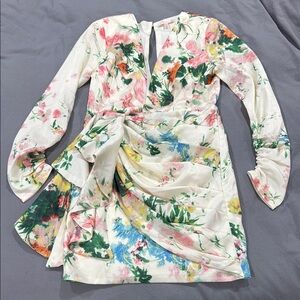 Floral Wrap Dress